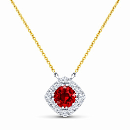 Колье из золота 0,716 ct