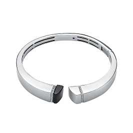 Браслет из серебра с ониксом