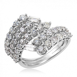 Кольцо из золота с бриллиантами