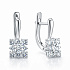 Серьги из белого золота с бриллиантами 0,51 ct