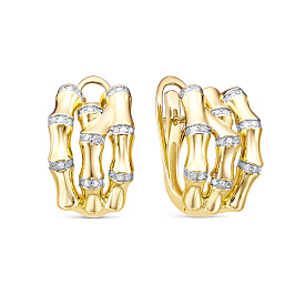 Серьги из желтого золота