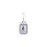 Подвеска из белого золота с бриллиантами 0,116 ct