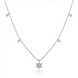 Золотое колье с бриллиантами