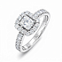 Кольцо из белого золота с бриллиантами 0,5 ct