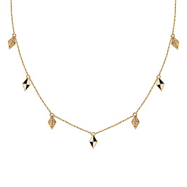 Колье из желтого золота