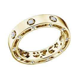 Кольцо из желтого золота