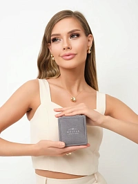 Серьги капли трансформеры золото