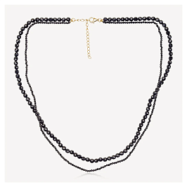 Колье из желтого серебра