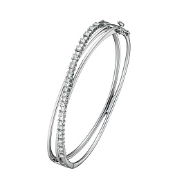 Браслет из белого золота с бриллиантами