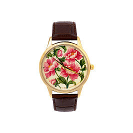 Часы Palekh Watch "Нежность пионов №19"