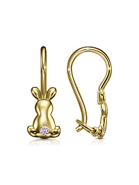 Серьги из желтого золота