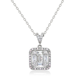 Колье из белого золота