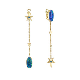 Серьги из желтого золота