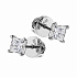 Серьги DANAYA  из белого золота с бриллиантами 1,02 ct