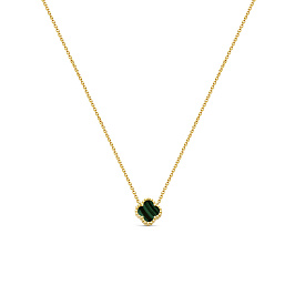 Колье из желтого золота с ониксом 0,513 ct