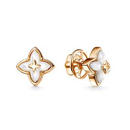 Серьги из желтого золота