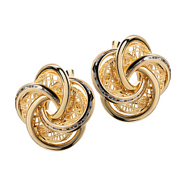 Серьги из желтого золота