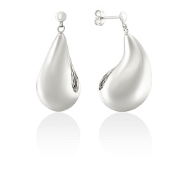 Серьги из белого золота