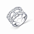 Кольцо из белого золота с бриллиантами 0,152 ct