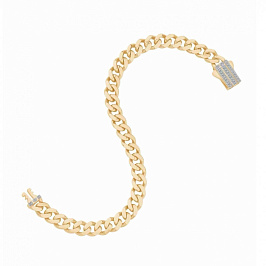 Итальянский золотой браслет