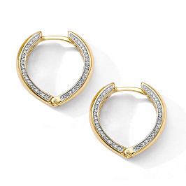 Серьги из желтого золота