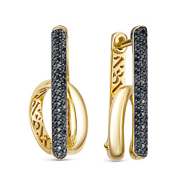 Серьги из желтого золота