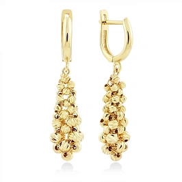 Серьги из желтого золота