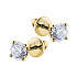 Серьги DANAYA  из желтого золота с бриллиантами 0,6 ct