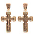 Крест из розового золота