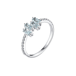 Кольцо из белого золота