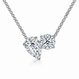 Колье ALROSA  из белого золота