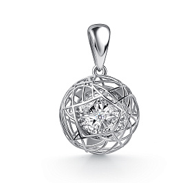 Подвеска из белого золота