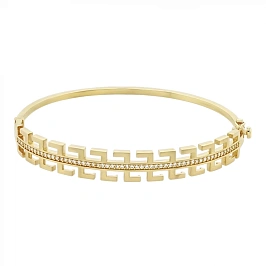 Жесткий Браслет из золота (17.0)