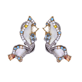 Серьги из серебра