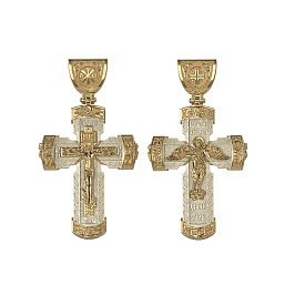 Крест из желтого золота