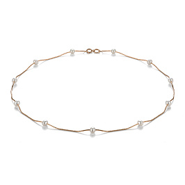 Колье из желтого золота