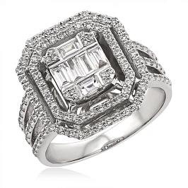 Золотое кольцо с бриллиантами