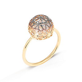 Кольцо из желтого золота