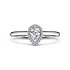 Кольцо ALROSA  из белого золота с бриллиантами 0,4 ct