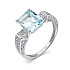 Кольцо из белого золота с топазом 0,79 ct