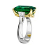 Кольцо из золота с изумрудом 6,64 ct