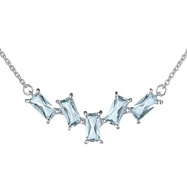 Колье из белого золота