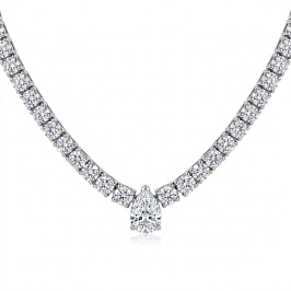 Колье ALROSA  из белого золота