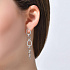 Серьги  из серебра