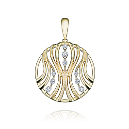 Подвеска из желтого золота