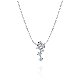 Колье из белого золота