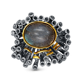 Брошь из серебра