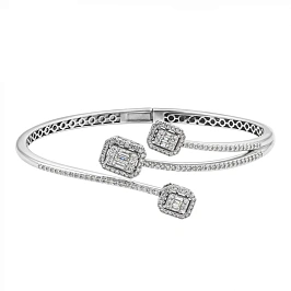 Золотой браслет с бриллиантами (17.0)