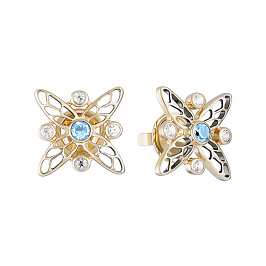 Серьги из желтого золота