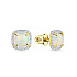 Серьги из желтого золота с опалами 1,682 ct